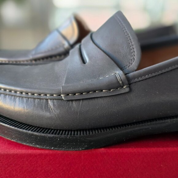 Salvatore Ferragamo Gray Penny Loafer | US 7 EE | Rare | Excellent main image 4